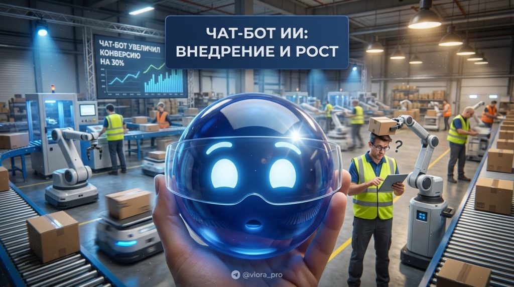 Схема работы AI чат-бота в e-commerce и рост конверсии