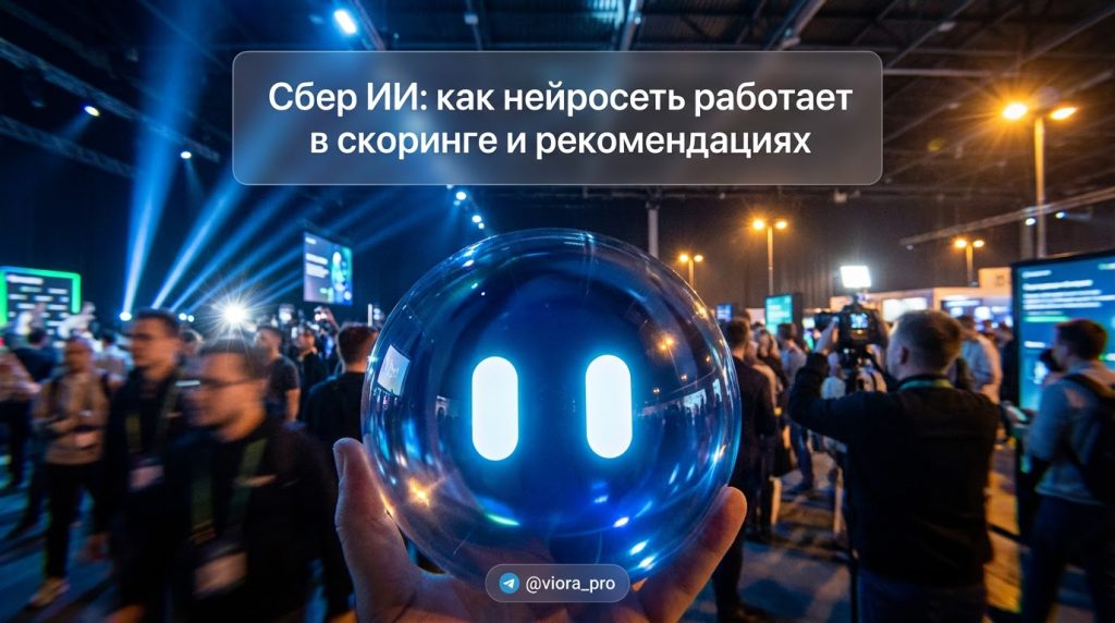 Схема работы искусственного интеллекта Сбера в кредитном скоринге и рекомендательных системах