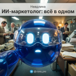 Интерфейс ИИ чат-бота для маркетинга: генерация идей, написание текстов и управление задачами в одном окне