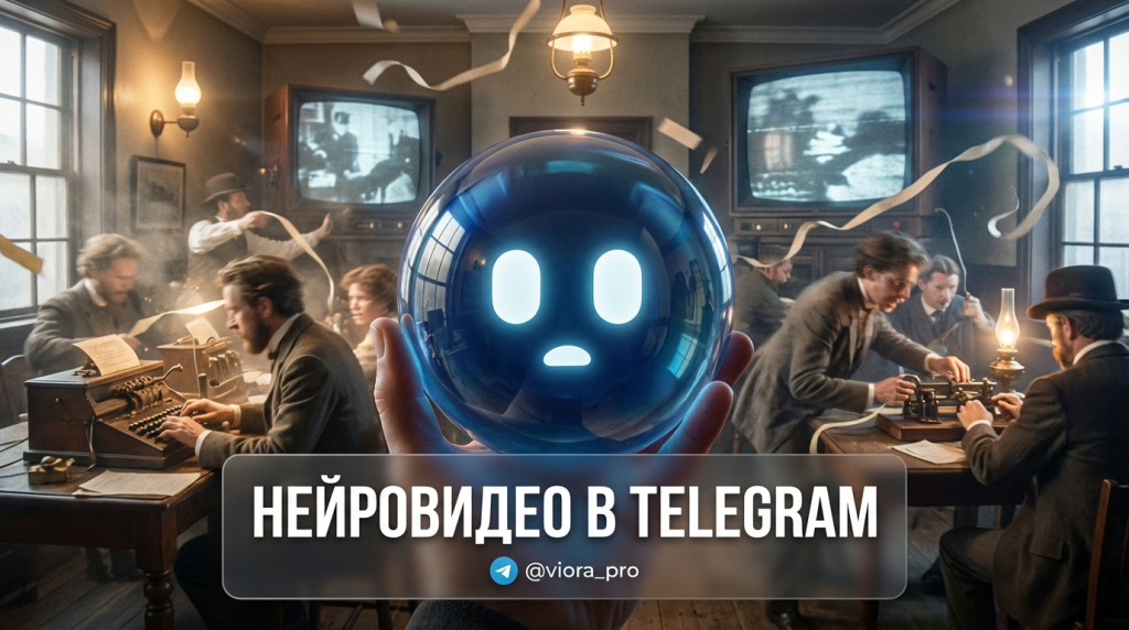 ИИ чат-бот отправляет нейровидео и видеоответы в мессенджере Telegram