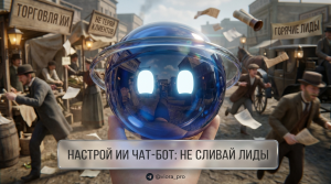 Схема правильной настройки ИИ чат-бота для удержания горячих лидов и своевременного перевода диалога на живого оператора