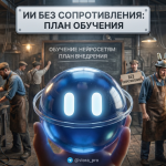 План внедрения ИИ без сопротивления сотрудников и обучение нейросетям