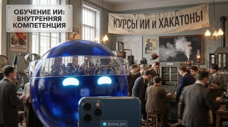 Команда специалистов изучает искусственный интеллект через курсы, хакатоны и процесс найма