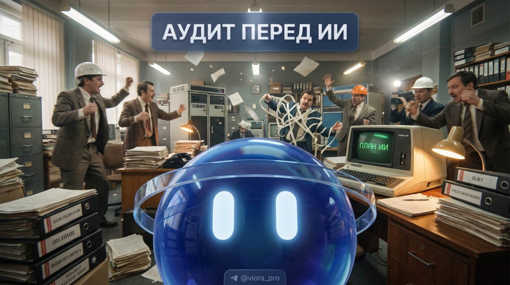 Схема аудита бизнес-процессов компании для подготовки к запуску проектов искусственного интеллекта