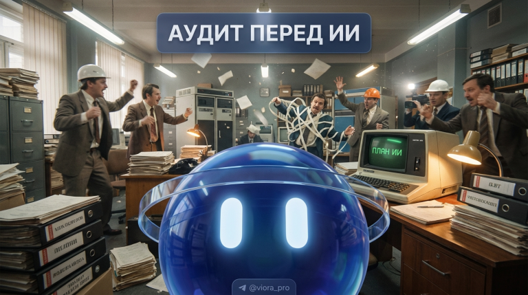 Схема аудита бизнес-процессов компании для подготовки к запуску проектов искусственного интеллекта