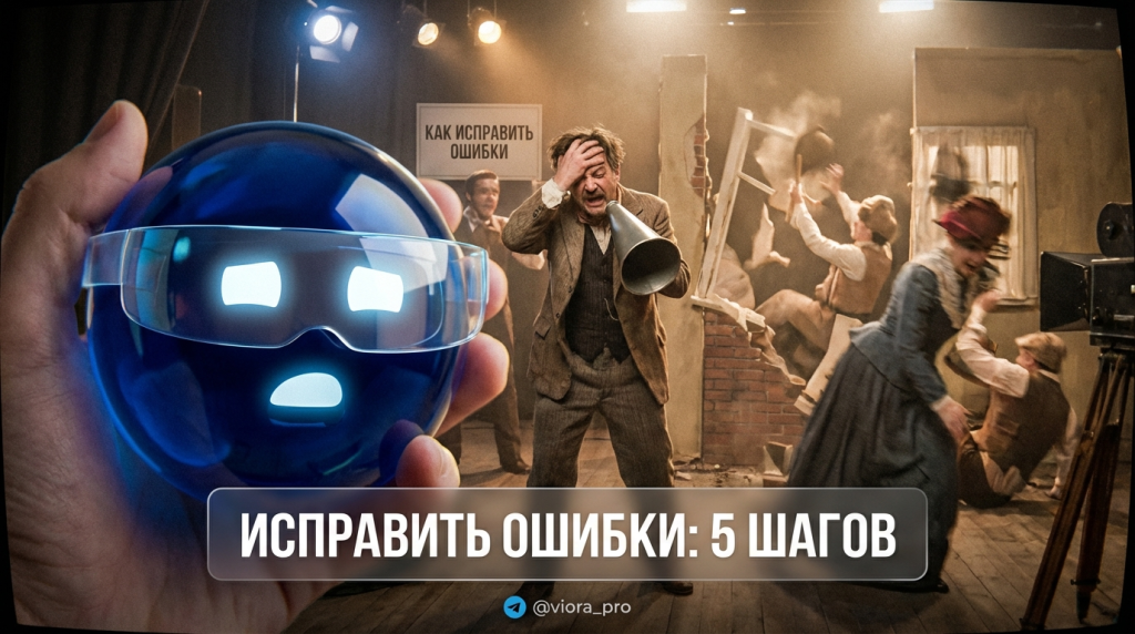 Иллюстрация 5 шагов для исправления ошибок и решения проблем без последствий