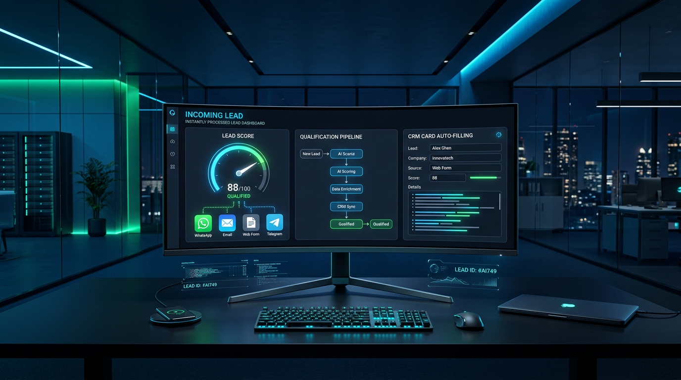 ИИ-обработка лидов — Viora