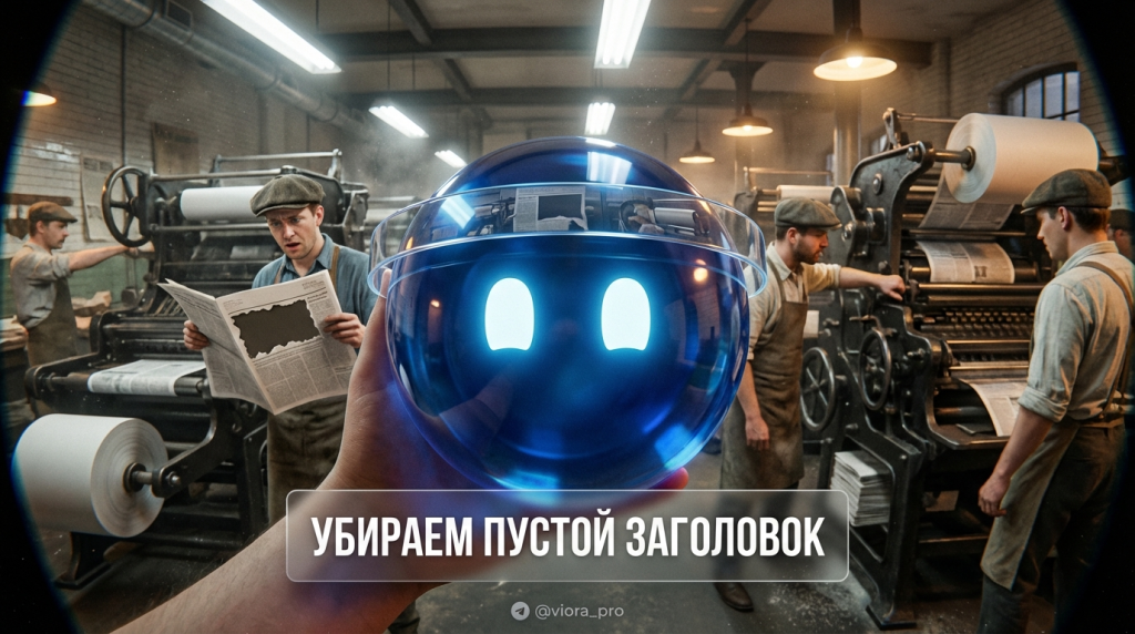 Пошаговое руководство: как убрать пустой заголовок и удалить лишние строки