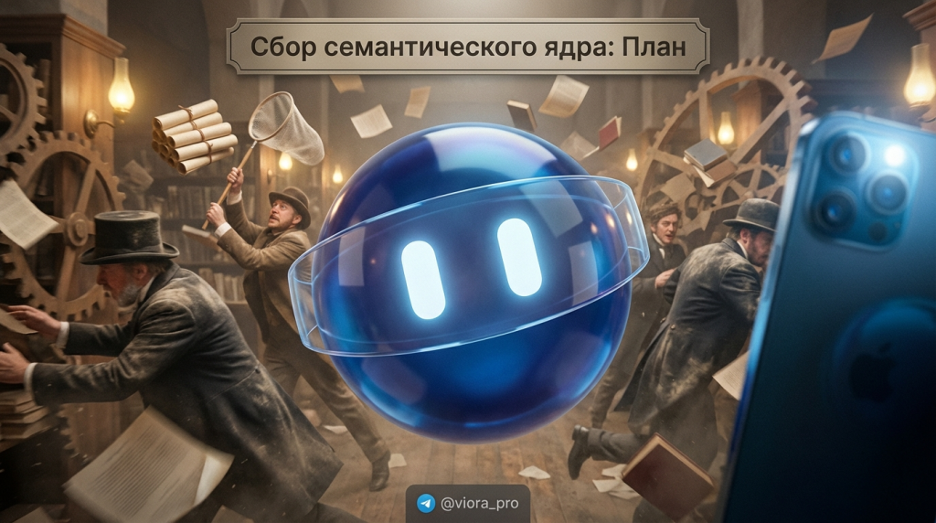 Схема сбора семантического ядра и пошаговый план поиска ключевых слов