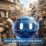 Инфографика: пошаговый план сбора ключевых слов для семантического ядра