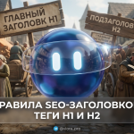 Правила оформления тегов H1 и H2 для SEO-оптимизации текста