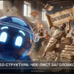 Чек-лист для создания правильной SEO-структуры статьи с использованием заголовков 1 и 2 уровня