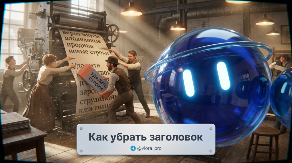 Как убрать пустой заголовок и удалить лишние строки в тексте