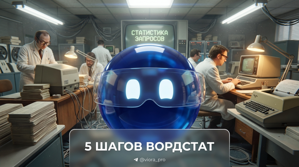 Инструкция из 5 шагов для сбора статистики поисковых запросов в сервисе Яндекс Вордстат