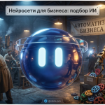 Иллюстрация использования нейросетей для бизнеса и автоматизации выбора искусственного интеллекта под конкретные задачи